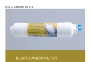 Block carbon filter